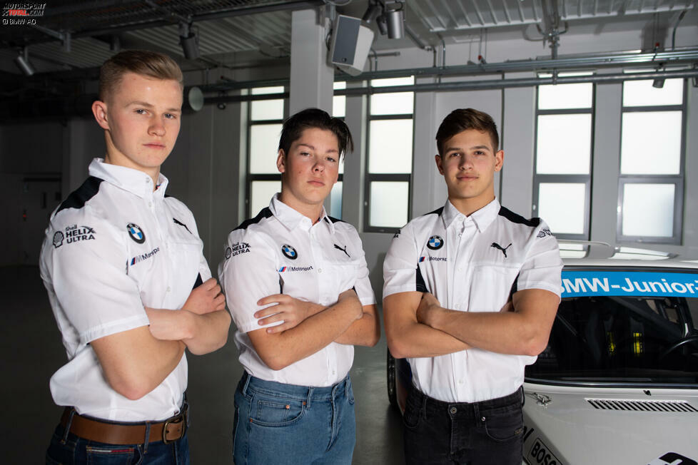 Das BMW-Junior-Team Max Hesse, Neil Verhagen, Dan Harper