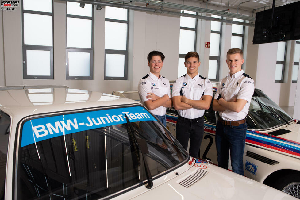 Das BMW-Junior-Team Max Hesse, Neil Verhagen, Dan Harper