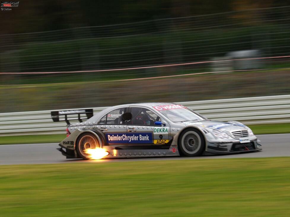 2006 wird beinahe zum Jahr des Bruno Spengler: Ins Werksteam HWA aufgestiegen, holt er auf dem Norisring seinen ersten DTM-Sieg  - und lässt es beim darauffolgenden Rennen auf dem Nürburgring gleich noch einmal krachen. Teamkollege Bernd Schneider kann er zwar trotz zwei weiterer Siege nicht abfangen, dafür jubelt niemand so oft wie er.