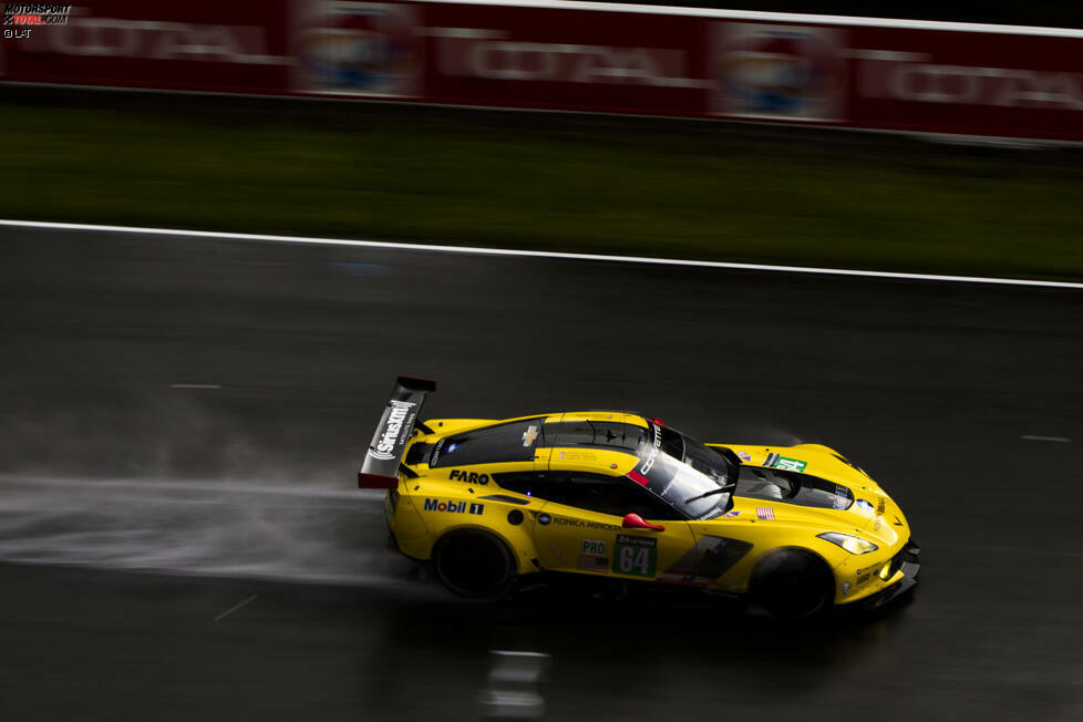 2016, Klasse LMGTE Pro, Corvette C7.R: #63 Antonio Garcia/Jan Magnussen/Ricky Taylor P7; #64 Oliver Gavin/Tommy Milner/Jordan Taylor DNF