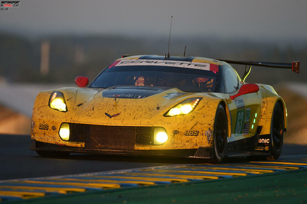 2017, Klasse LMGTE Pro, Corvette C7.R: #63 Antonio Garcia/Jan Magnussen/Jordan Taylor P3; #64 Oliver Gavin/Tommy Milner/Marcel Fässler P8