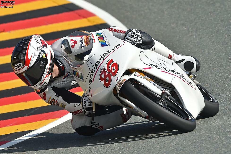 Kevin Hanus hat seit 2010 immer mal wieder einzelne Rennen in der Motorrad-WM bestritten. Beim Grand Prix von Frankreich 2012 gelingt ihm mit einem 13. Platz sogar der Sprung in die Punkte.