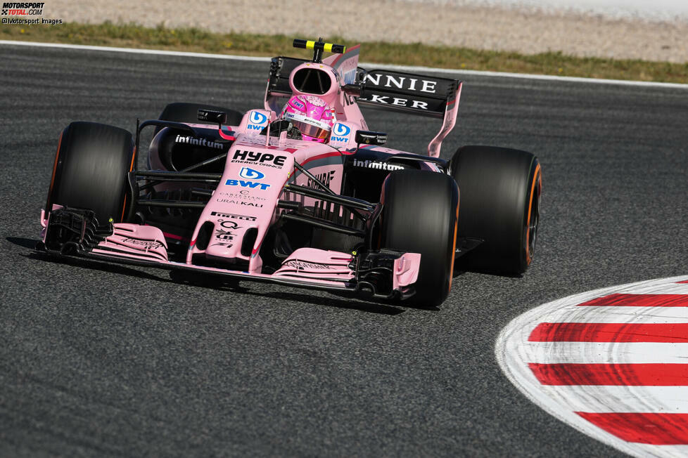 In seinem fünften Rennen für das Team stellt Ocon mit Platz fünf einen persönlichen Formel-1-Rekord auf, den er ...