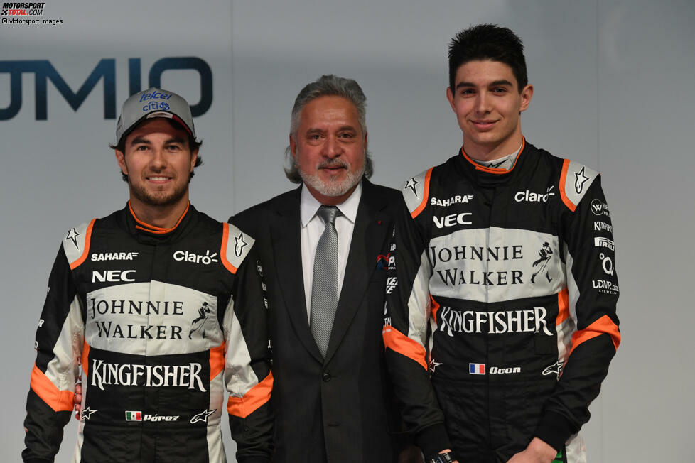 ... winkt ihm 2017 die Beförderung zu Force India, wo er den Platz neben Sergio Perez bekommt - als Mercedes-Junior in einem Mercedes-Kundenteam.