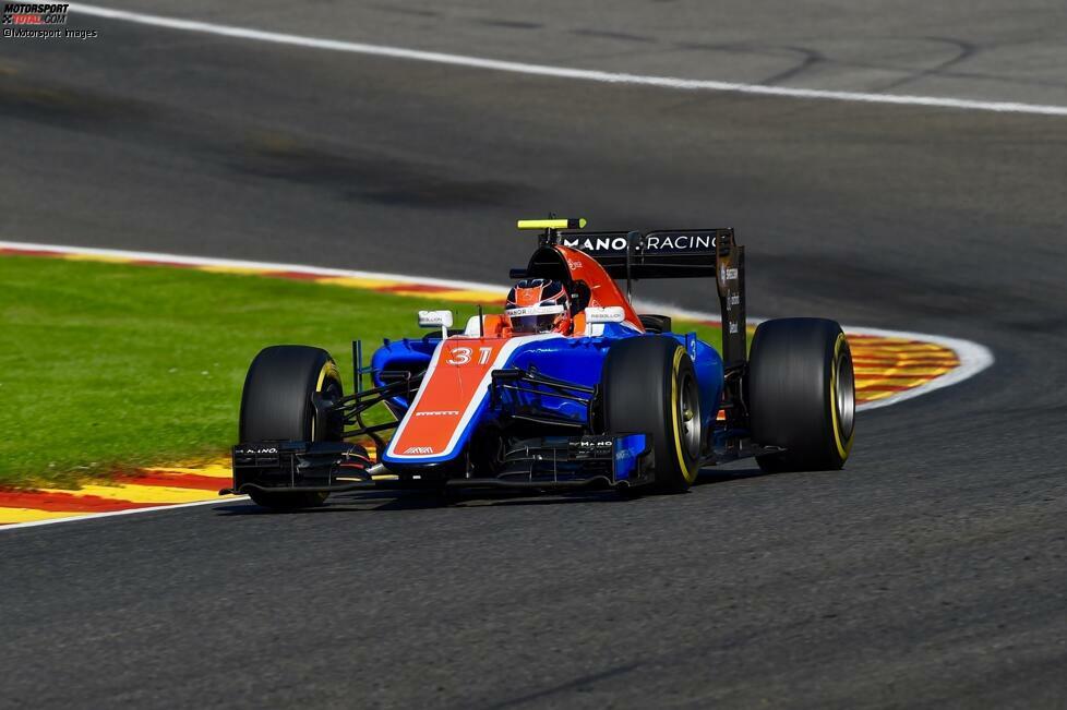 Ocon holt im unterlegenen Manor MRT05 keine WM-Punkte und erzielt nur P12 als persönliche Bestleistung, hat aber immerhin Wehrlein mit 6:3 im Qualifying gut im Griff. Dafür ...