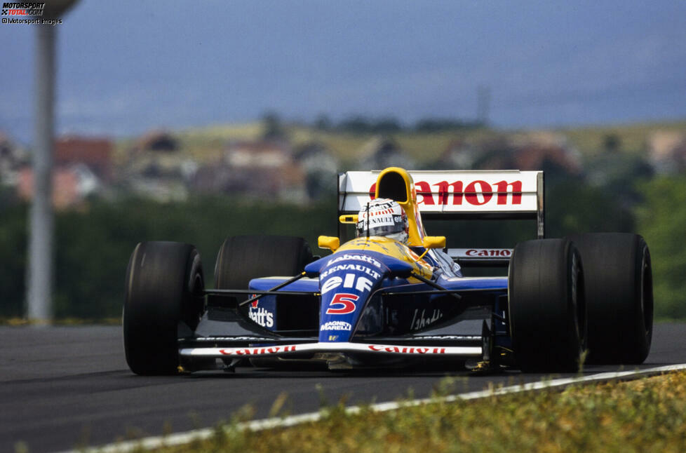 1992 ist Nigel Mansell nach vielen vergeblichen Anläufen endlich am Ziel angekommen. Mit Williams gewinnt 