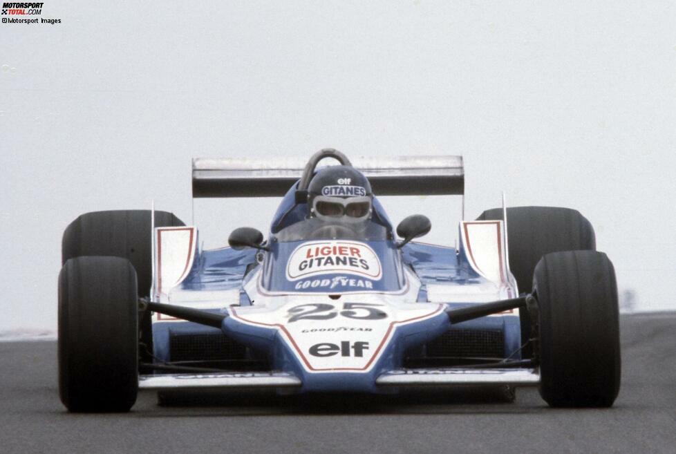 Flop: Jacky Ickx. Eigentlich hat er 1979 schon abgeschlossen mit der Formel 1, kommt aber bei Ligier als Ersatz von Patrick Depailler noch einmal zurück - und enttäuscht: nur drei Punkte in acht Rennen. Jacques Laffite im Schwesterauto fährt dreimal aufs Podium. Ickx hört endgültig auf in der Formel 1.