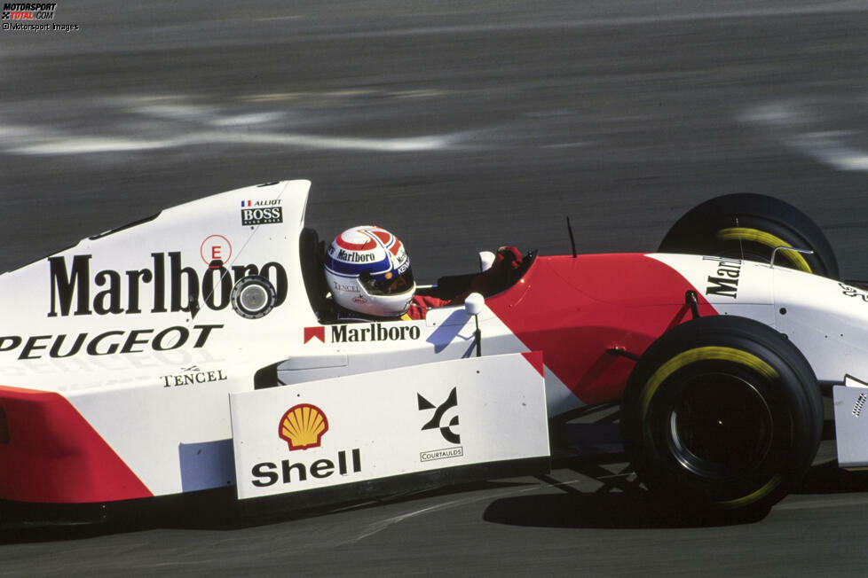 Flop: Philippe Alliot. McLaren-Fahrer Mika Häkkinen ist für Ungarn 1994 gesperrt. Auf Druck von Peugeot bekommt Ersatzfahrer Philippe Alliot zum Zuge. Er enttäuscht im Qualifying und fällt mit Technikdefekt aus im Rennen. Danach fährt er nur noch einmal einen weiteren Grand Prix.
