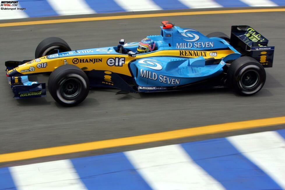 Flop: Jacques Villeneuve. Kam anstelle von Jarno Trulli für die letzten drei Rennen 2004 ins Team, aber nur zwei Mal überhaupt in die Top 10, ohne Punkte. Fernando Alonso im anderen Renault wird Vierter, Fünfter, Vierter.