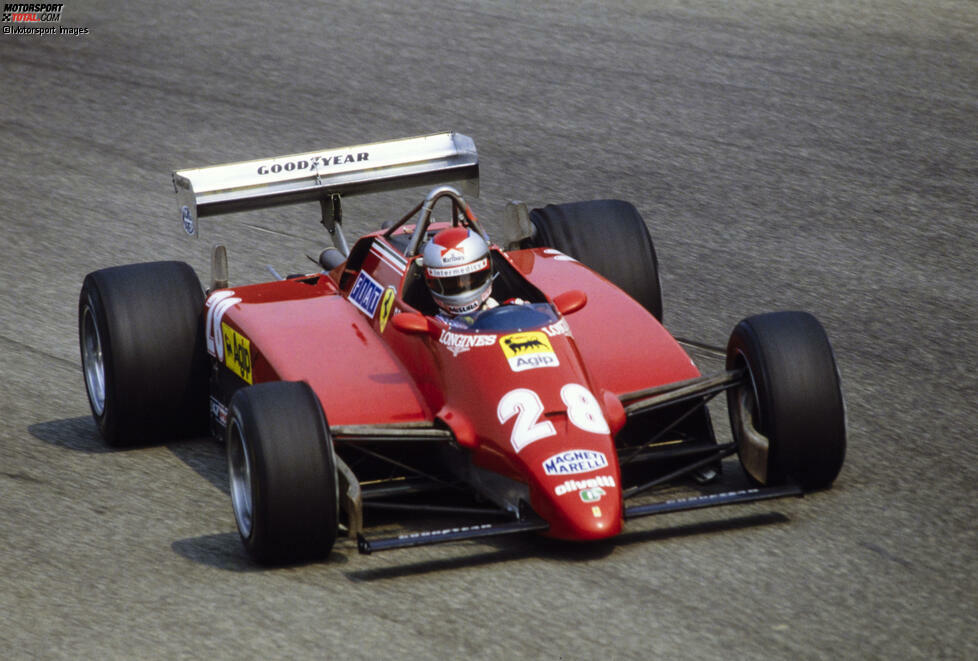 Top: Mario Andretti. Er ist 1982 schon raus aus der Formel 1, doch Ferrari braucht ihn als Ersatz für den verletzten Didier Pironi. Andretti holt in Monza sensationell die Pole-Position und wird Dritter im Rennen, was Ferrari zum WM-Titel verhilft.