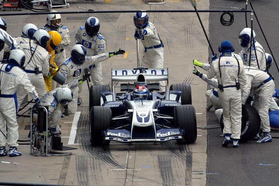 Flop: Marc Gene. Nach einem Unfall von Williams-Stammfahrer Ralf Schumacher braucht Williams 2004 Ersatz. Gene übernimmt, wie schon 2005 in Italien (P5!), erzielt dieses Mal in zwei Rennen aber keine Punkte, nur die Plätze zehn und zwölf. Danach darf Williams-Kollege Antonio Pizzonia ran, und Gene fährt nie wieder ein Formel-1-Rennen.