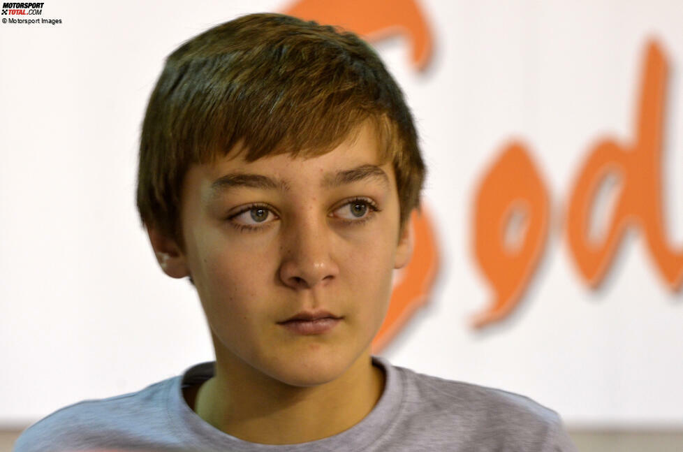 George Russell (2011 noch im Kartsport)