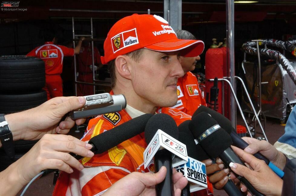 2006: Michael Schumacher wird in Monaco für sein Qualifying-