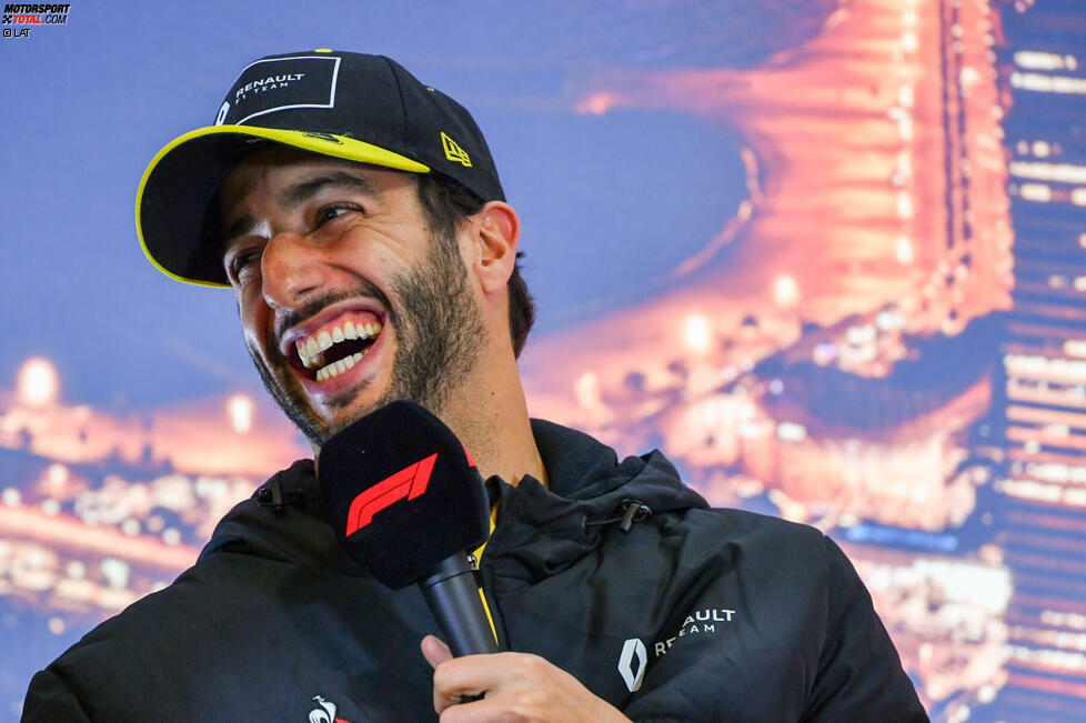 #2: Daniel Ricciardo (Renault) - 5,48 Millionen Follower. Der 
