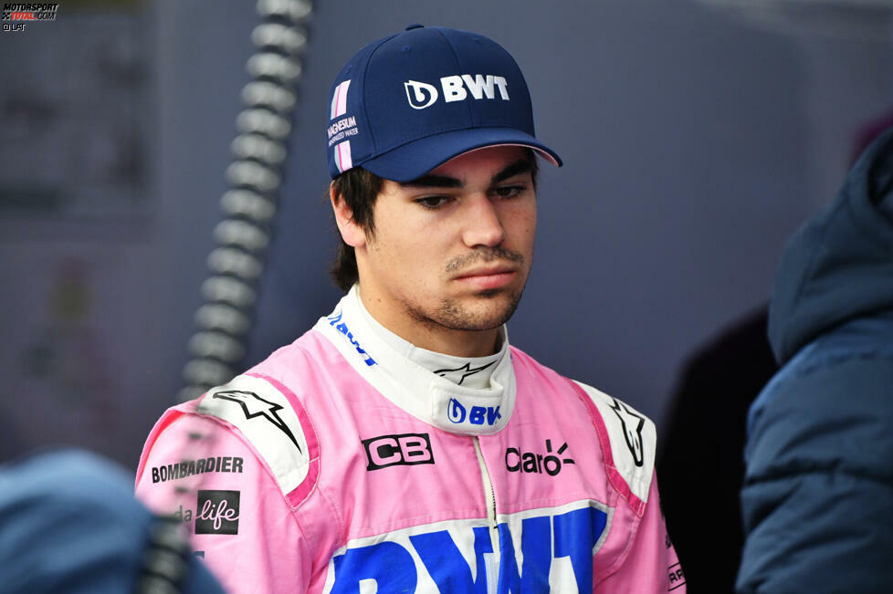 #18: Lance Stroll (Racing Point) - 250.000 Follower. Er stand schon mal auf dem Podium, zählt aber nicht zu den populären Formel-1-Fahrern in den sozialen Netzwerken.