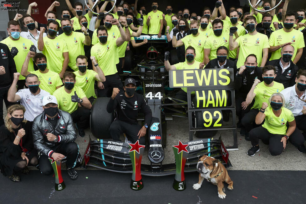 92 Formel-1-Siege für Lewis Hamilton: Da gratuliert auch die direkte Konkurrenz. Wir haben Stimmen zum neuen Siegrekord zusammengetragen!