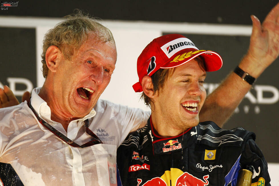 Red Bull - 4 Titel (2010-2013): Völlig unerwartet fährt Sebastian Vettel 2010 in Abu Dhabi zum ersten WM-Titel und führt die Wertung nur nach dem Saisonfinale an. Doch Red Bull hat sich von einer Partytruppe zu einem Spitzenteam gemausert, das die kommenden Jahre dominieren wird.