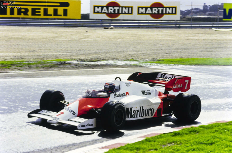 Zumal Prost im Rennen die Führung übernimmt und damit drauf und dran ist, Lauda den WM-Titel 1984 noch zu entreißen.