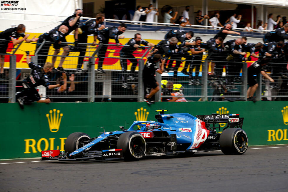 5. Alpine - Letzter Sieg: Großer Preis von Ungarn 2021 mit Esteban Ocon