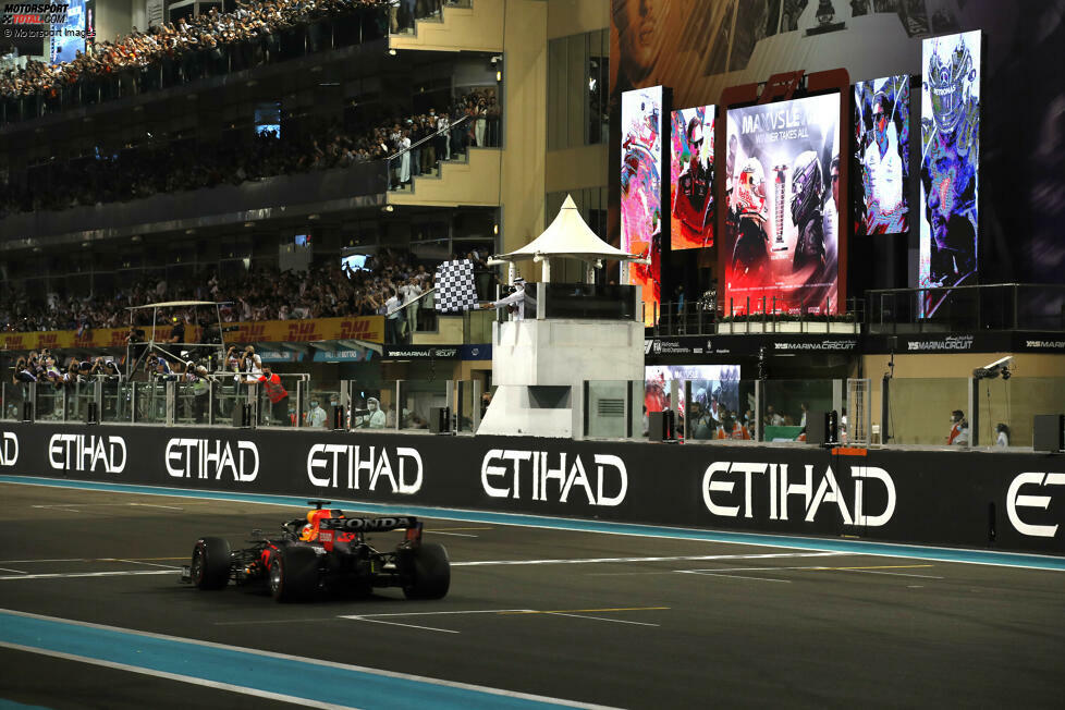 1. Red Bull - Letzter Sieg: Großer Preis von Abu Dhabi 2021 mit Max Verstappen