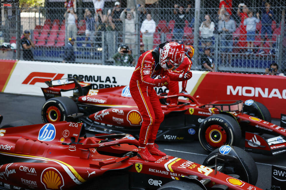1. Ferrari - Letzter Sieg: Großer Preis von Monaco 2024 mit Charles Leclerc