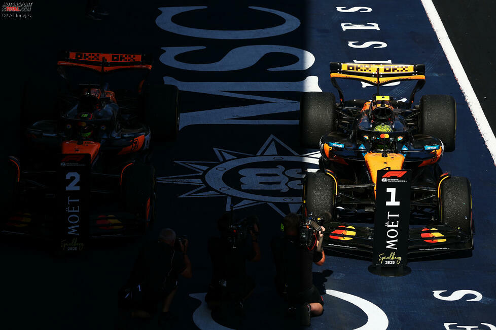 1. McLaren - Letzter Sieg: Großer Preis von Österreich 2025 mit Lando Norris