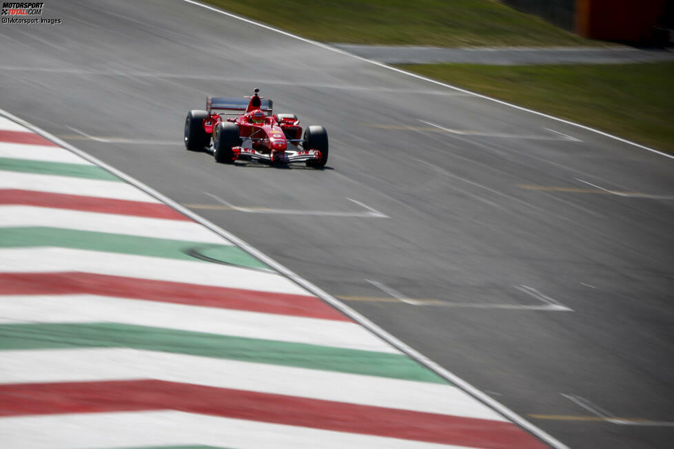 Mick Schumacher im Ferrari F2004