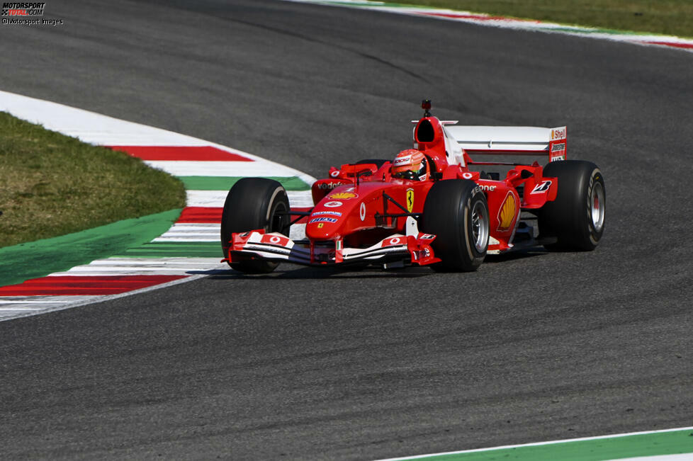 Mick Schumacher im Ferrari F2004