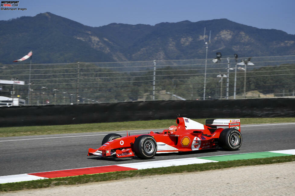 Mick Schumacher im Ferrari F2004