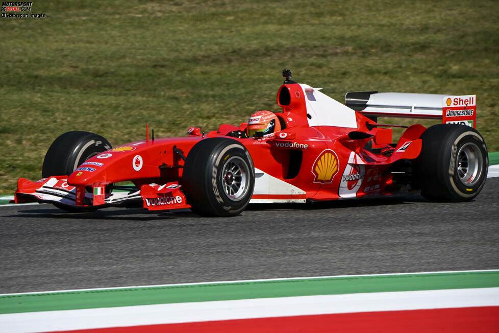 Mick Schumacher im Ferrari F2004