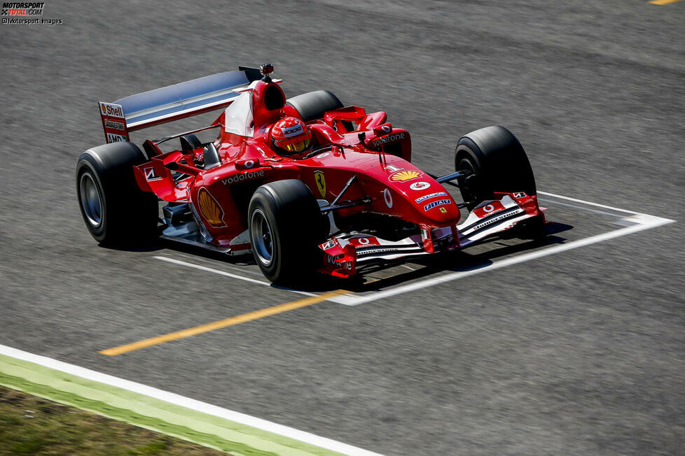 Mick Schumacher im Ferrari F2004