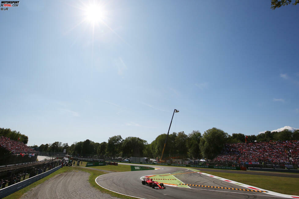 Gemeinsam mit Spa-Francorchamps ist Monza die Strecke, auf der es am meisten auf die 