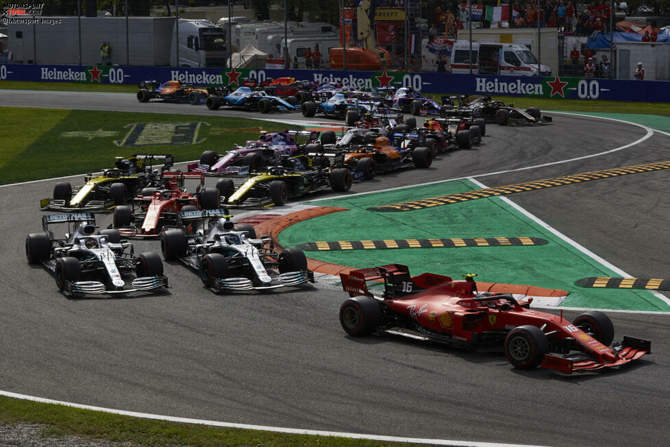 Monza verlangt die dritthöchsten Traktionswerte der Saison, da die Beschleunigungszonen auf langsame Kurven folgen. Aus diesem Grund ist der mechanische Grip ein wichtiger Faktor in Monza, wenn die Autos über die langen Geraden fahren.