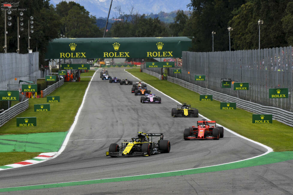 Mehr als 77% der Rundenzeit und 84% der Rundendistanz werden in Monza unter Volllast absolviert - der höchste Wert im Formel-1-Kalender. Deshalb erhielt Monza den Spitznamen: 