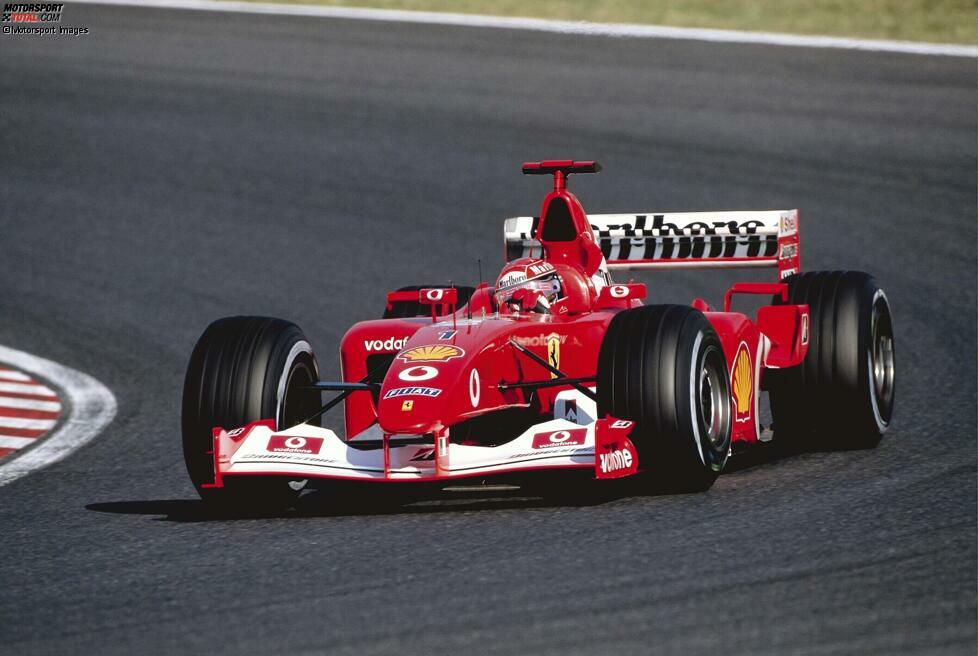 ... verlässt Benetton nach viereinhalb Jahren mit 19 Siegen in Richtung Ferrari. Dort fährt er zwischen 2000 und 2004 fünf Mal in Folge zum Formel-1-WM-Titel, was Hamilton ...