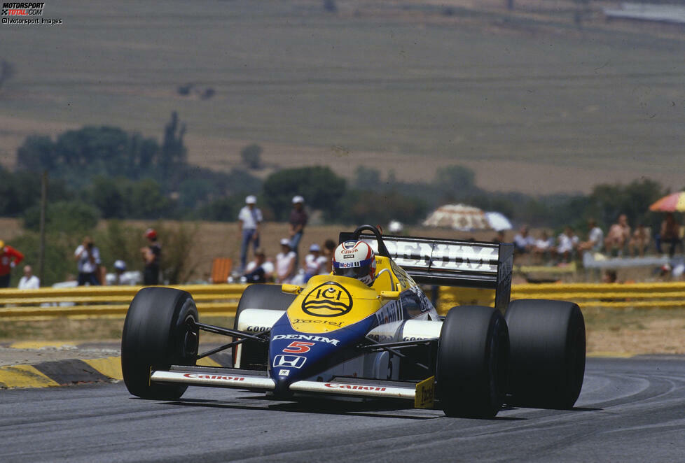1:02.366 Minuten: Nigel Mansell (Williams), Kyalami 1985