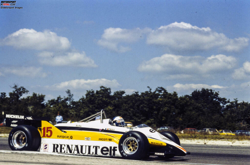 1:01.380 Minuten: Alain Prost (Renault), Dijon 1982