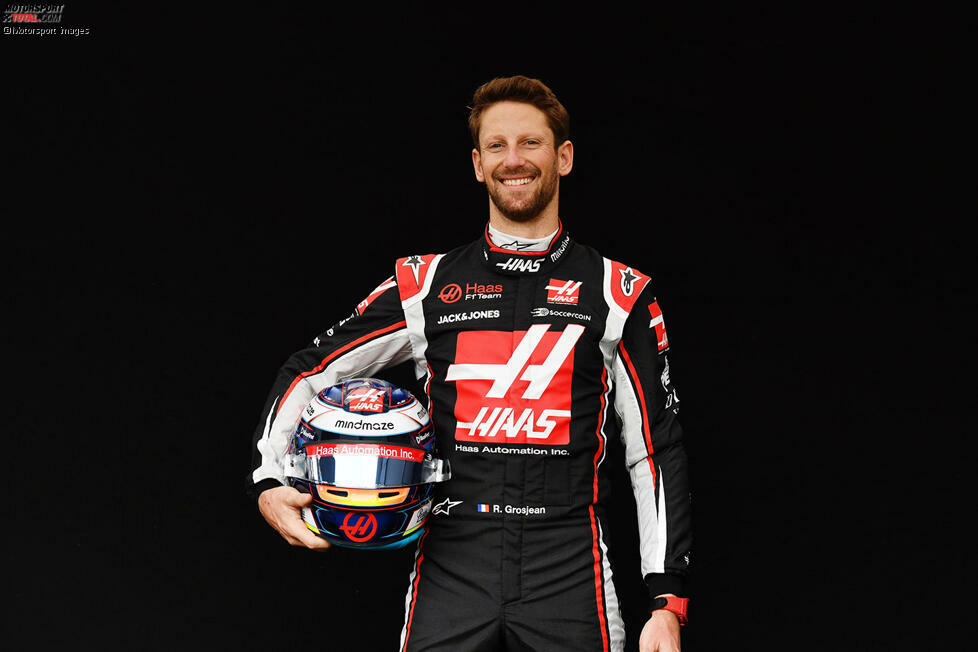 #8: Romain Grosjean (Haas-Ferrari)
