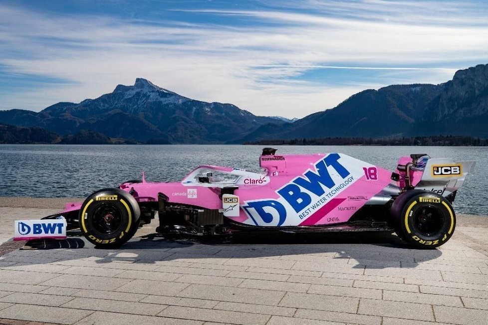 Racing Point will in diesem Jahr die Formel 1 aufmischen. Hier sind die ersten Fotos vom Design des neuen RP20-Mercedes von Sergio Perez und Lance Stroll!