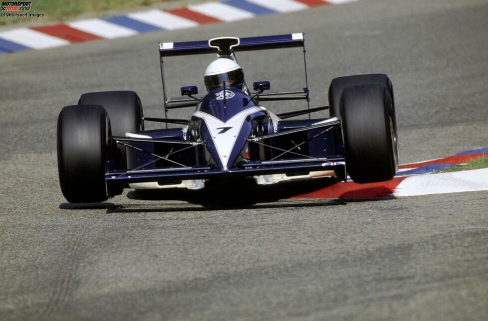 #7: David Brabham (Brabham): Nur eine Zielankunft bei 14 Versuchen für den Sohn von Formel-1-Weltmeister Jack Brabham im Rennstall des Vaters. An die Erfolgsstory von 