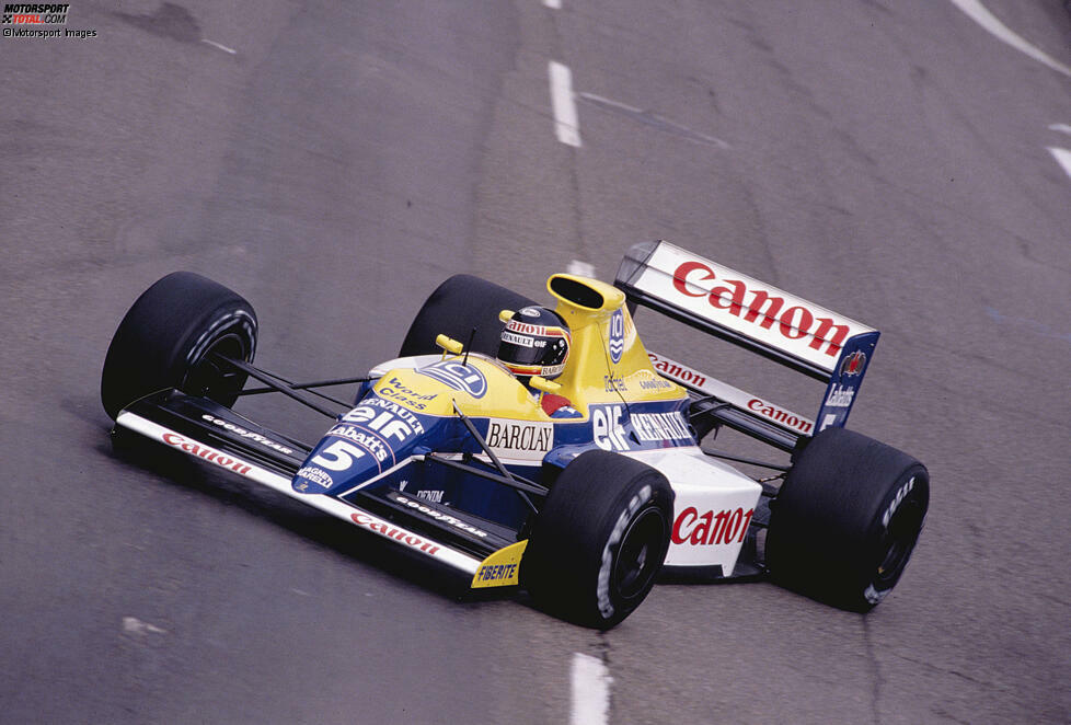 #5: Thierry Boutsen (Williams): Ein erster, ein zweiter und ein dritter Platz, dazu konstante Punkteergebnisse brachten dem Belgier 1990 die sechste Position in der Fahrerwertung ein.