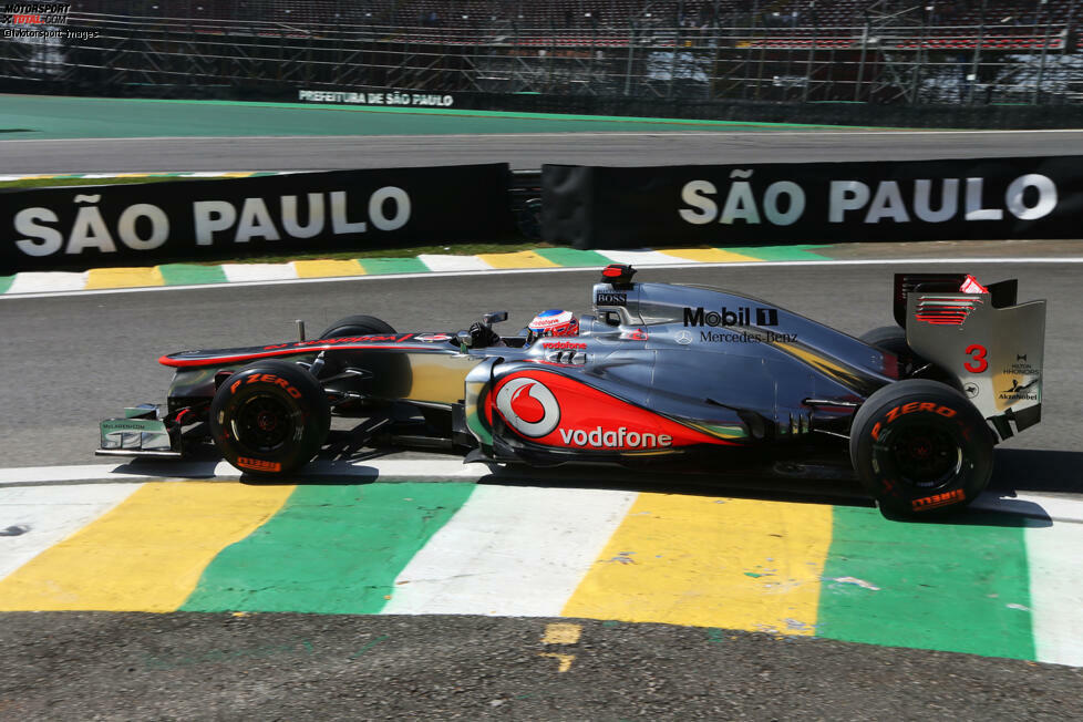 2012: Kann es wirklich schon über sieben Jahr her sein, dass McLaren zuletzt einen Sieg eingefahren hat? Ja! Jenson Button holt in Brasilien den bis dato letzten McLaren-Triumph.