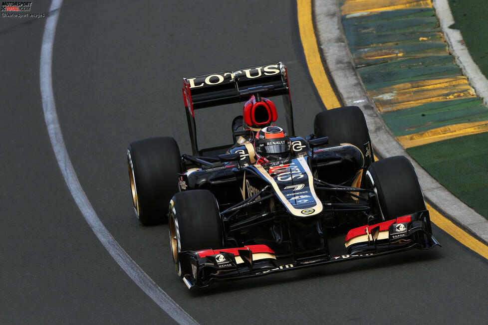 2013: Kimi Räikkönen gewinnt im Lotus E21 den Saisonauftakt beim Australien-Grand-Prix in Melbourne.