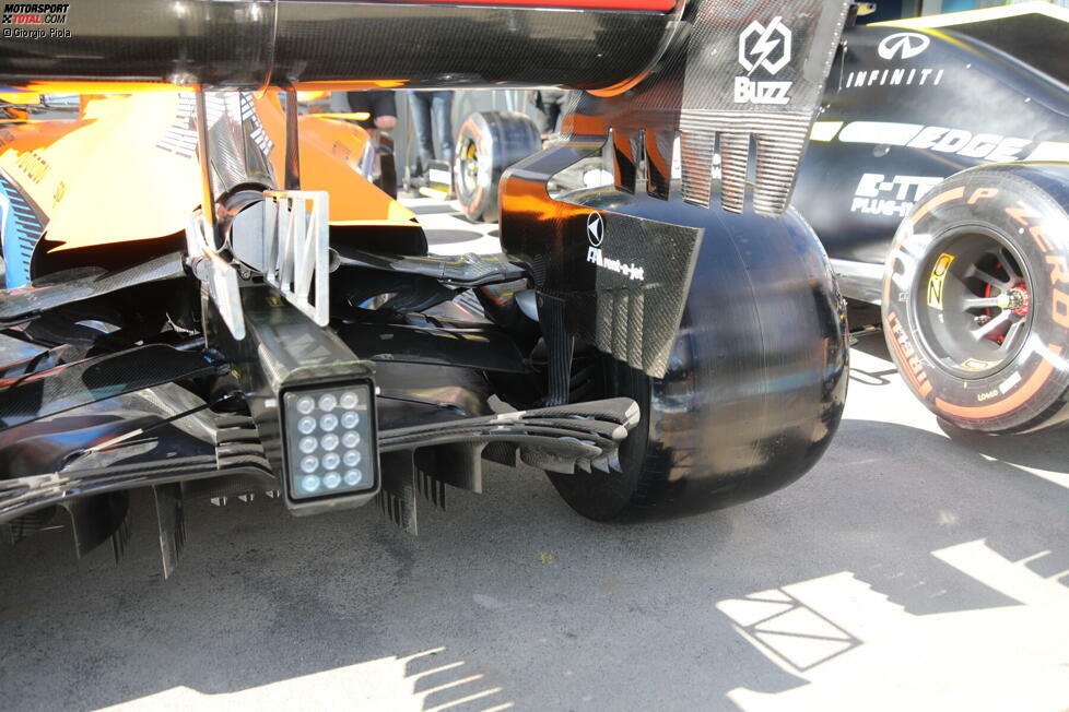 McLaren MCL35: Diffusor