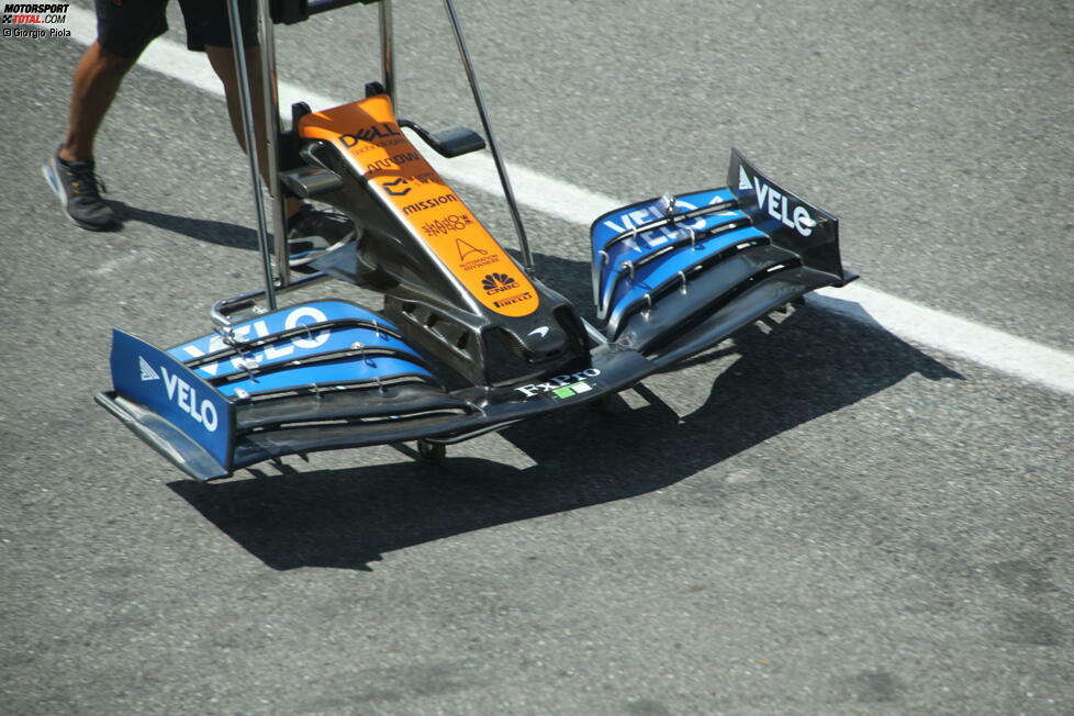 McLaren MCL35: Frontflügel