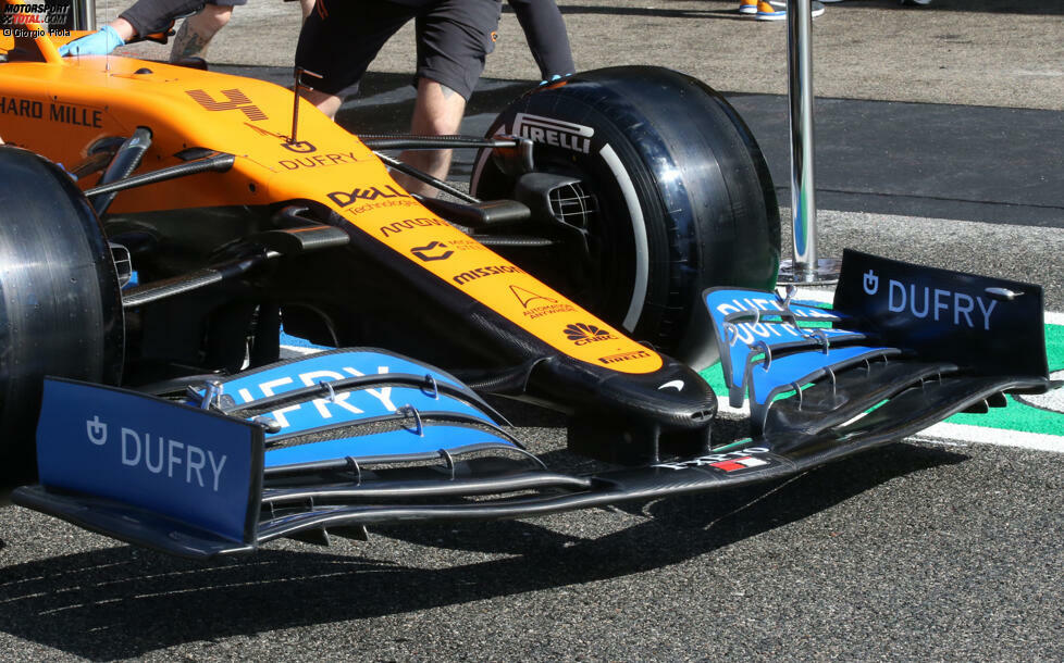 McLaren MCL35: Frontpartie