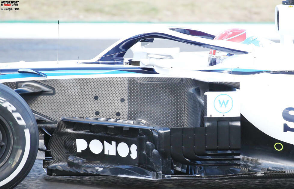 Williams FW43: Windabweiser