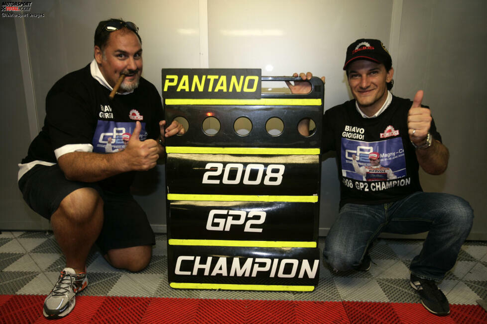 Giorgio Pantano: Einen Rekord hat der Italiener sicher. Er ist der einzige Pilot, der sich in der Ära der GP2-Serie und der neuen Formel 2 zum Meister krönt, nachdem er bereits in der Formel 1 war. Das ist heute nicht mehr möglich. Als er 2008 den Titel in der GP2 gewinnt, ist seine Formel-1-Karriere längst vorbei.