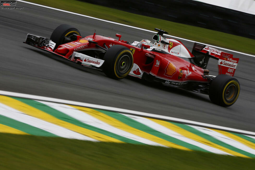 2016: Eine Hommage an die glorreiche Vergangenheit ist das Weiß an der Airbox des SF16-H, das an die Lauda-Jahre von Ferrari erinnert.