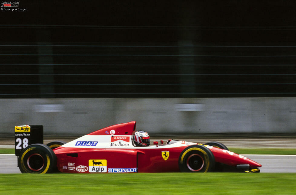 1993: Die Neuauflage von viel Rot mit etwas Weiß misslingt: Der F93A erweist sich als Ferrari-Fehlschlag, das Weiß ist bald wieder weg.